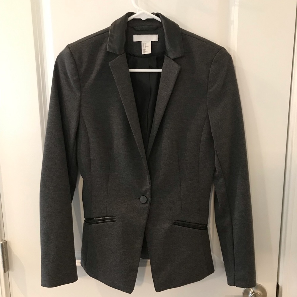 H&M dark grey blazer